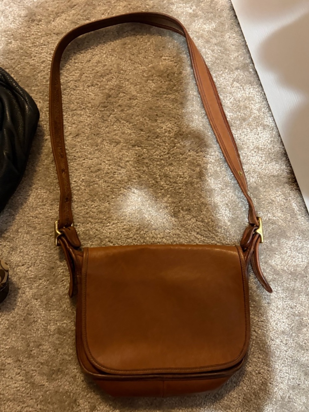 Vintage coach messenger bag